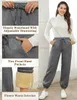Damen Fleece Jogging Pants, Sporthose lang, Lange Produktbild-Vorschau 3