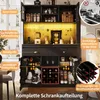 Hoge kast, zwart, met acrylfront, LED-lichtstrip, Productafbeelding-voorbeeld 7