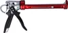 A red and silver caulking gun is shown against a white background. Produktbild-Vorschau