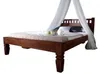 MASSIVMOEBEL24.DE Bett Akazie 140x200x90 nougat lackiert Produktbild-Vorschau 1