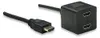 Techly HDMI Videokabel Splitter Stecker auf 2x HDMI Buchse Anteprima dell’immagine prodotto 3