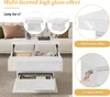 MODFU Table Basse Géométrique - Relevable avec Tiroir et Voir les images du produit 5