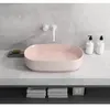 INFINITY OVAL Aufsatzwaschbecken, 55x36cm, Rosa Salmon Produktbild-Vorschau 3