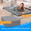ELONEO Matelas pliable 90x200x8 cm d'épaisseur, Matelas Voir les images du produit 2