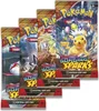 A stack of Pokemon trading card game booster packs. Náhled obrázku produktu