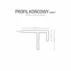 Listwa końcowa deski elewacyjnej WPC GRAFIT 2,9 x 6,6 x 8,8 Podgląd zdjęcia produktu 8
