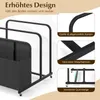 COSTWAY Pool Aufbewahrungskorb mit Rollen, Polyrattan Produktbild-Vorschau 6