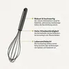 Hoffmann Schneebesen robuster Edelstahlkern Silikon 29 cm Produktbild-Vorschau 11