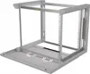Serverschrank Pro 19" 9U, 450mm, Glastür, grau Voir les images du produit 3