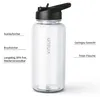 Trinkflasche 1L Sport Flasche Wasserflasche BPA frei Produktbild-Vorschau 2