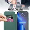 Techsuit - SmartMag Book Hülle für iPhone 13 Pro Max - grün Produktbild-Vorschau 12