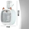Mini Luftkühler mit Luftbefeuchter, USB Tischventilator mit Produktbild-Vorschau 5