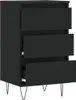 vidaXL Sideboard Schwarz 40x35x70 cm Holzwerkstoff Produktbild-Vorschau 6