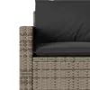 The Living Store 2-tlg. Garten-Essgruppe mit Kissen Grau Produktbild-Vorschau 10