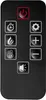 A black remote control with various function icons. Podgląd zdjęcia produktu
