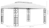 vidaXL Pavillon mit Doppeldach & LED-Lichterkette 3x4 m Produktbild-Vorschau 8
