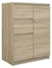 Topeshop 2D2S SONOMA, Eiche, 2 Schublade(n), Partikelbord, Produktbild-Vorschau 1