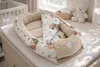 Premium BABYNEST SET 5 tlg. BEIGE Samt Velour/ Beige Produktbild-Vorschau 12