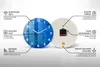 Wallfluent Wanduhr – Stilles Quarzuhrwerk - Uhr Dekoration Produktbild-Vorschau 7