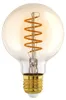 Ampoule LED - ambre - verre - E27 - baissable Voir les images du produit 1