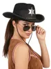 Cowboyhut Sheriff-Hut schwarz-silber - Einheitsgröße Produktbild-Vorschau 3