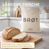 HAVENHAUS 2er Set Brotbeutel Leinen Canvas | 2er Set Produktbild-Vorschau 6