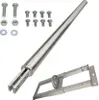 SkyRevolt Dachsparrenhalter 1m SAT Mast 60mm Stahl Produktbild-Vorschau 5