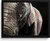 MuchoWow® MuchoWow® Gerahmtes Poster Elefant - Tiere - Produktbild-Vorschau 1
