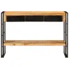 vidaXL Table console 110x30x76 cm bois massif mangue Voir les images du produit 1