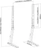 TV Standfuß Universal 37 - 70 zoll für LED LCD Bildschirm Produktbild-Vorschau 3