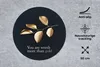 MuchoWow® Mauspad Mousepad Blätter - Gold - Zauberspruch Produktbild-Vorschau 2