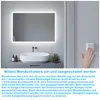 AQUABATOS® BORAS-Serie 100x70 cm LED Badspiegel mit Produktbild-Vorschau 4