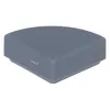 A single dark gray LEGO tile shaped like a quarter circle is shown against a white background. Produktbild-Vorschau