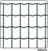 A diagram of a green fence panel with dimensions. Produktbild-Vorschau