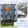 HOMCOM Kinder Trampolin Ø163 cm, Trampolin für Kinder 3-10 Produktbild-Vorschau 7