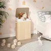 Mondeer Panier à linge en bambou Collecteur de linge avec Voir les images du produit 9