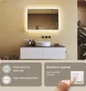 Artforma Zrcadlo do koupelny s led osvětlením 100x70cm, Náhled obrázku produktu 4