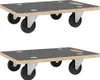 vidaXL Transportroller 2 Stk. Rechteckig 50x35x11,5 cm 250 Produktbild-Vorschau 1