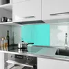 Küchenrückwand Spritzschutz Glas mit Motiv Mintblauer Produktbild-Vorschau 2
