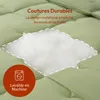 CASABEL Couette Très Chaude 2 personnes, 240x260cm, Vert Voir les images du produit 6