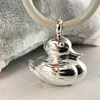 Wilkens Babyrassel Ente Bambino in 925 Sterlingsilber Produktbild-Vorschau 2