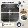 CASARIA® Sonnenschirmständerplatten 4er Set bis 80 kg Produktbild-Vorschau 3