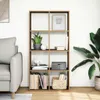 vidaXL Libreria divisoria in rovere Artisan 69,5x29x137,5 Anteprima dell’immagine prodotto 3