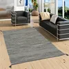 Natur Teppich Kelim Toskana Grau, Größe:70x140 cm Produktbild-Vorschau 1