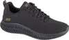 A black Skechers Bobs Geo How Marvelous women's sneaker is shown from a side angle against a white background. Produktbild-Vorschau