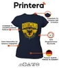 Maglietta da donna, blu navy, taglia 3XL, con scritta Anteprima dell’immagine prodotto 4