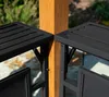 Sojag Aluminium Grillpavillon Maui Holzoptik 158x249x278 cm Produktbild-Vorschau 4
