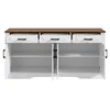 Merax Sideboard Wohnzimmerschrank mit 3 Schubladen und 4 Produktbild-Vorschau 7