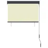vidaXL Tenda a rullo per esterni 100 x 250 cm bianco crema Anteprima dell’immagine prodotto 3