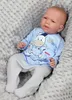 TupTam Uni Baby Langarmshirt mit Spruch Aufdruck 3er Set, Produktbild-Vorschau 2
